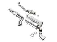 Echappement sport collecteur arrière avec by-pass catalytique pour Porsche 968