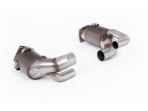 Catalizador deportivo Milltek de alto flujo con catalizador HJS HD 200CPSI. Porsche 991.2 3.0LT / S / GTS 2015-19 - 9P1254400H, 9P1254400HX, 9P1254400J, 9P1254400JX, 9P1254500HX, 9P1254500H, 9P1254500J, 9P1254500JX - SSXPO203