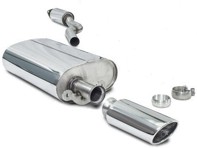Sports exhaust system from front silencer / catalytic converter back kit. Porsche 944 S2 CARGRAPHIC N-GT