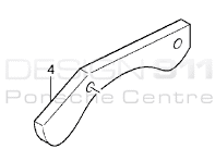Brake disc cover plate (UPPER) REAR. Porsche Carrera GT - 98035280300, 98035280400