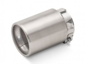 Endrohrblende Stahl gebürstet Porsche 718 Boxster und Cayman 2,0ltr/2,5ltr