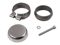 Block off for exhaust 92.560SD, stainless steel. Porsche 964 C2/C4 - 1620612500, 92.560SD, 1620650300, 92.560SCOVER - 1620650300