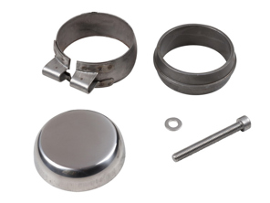 Blocage pour échappement 92.560SD, acier inoxydable. Porsche 964 C2/C4 - 1620612500, 92.560SD, 1620650300, 92.560SCOVER - 1620650300