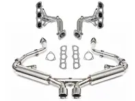 Paquete de rendimiento de carrera de escape. Porsche 981 Boxster / 981C Caimán - 98111192101, 98111192201, 98111192104, 98111192204, 98111122101, 98111123100, 98111123100, 98111132100, 98111142100, 98111143100, 98111122201, 98111123200, 98111132200, 98111142200