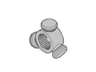 Joint intérieur d'arbre de transmission. Porsche Macan Turbo - 95B407363A