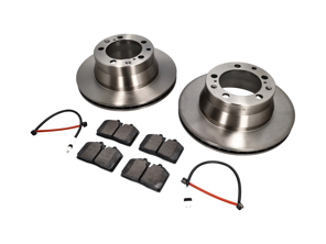 Pastiglie freno posteriori e pacchetto disco freno. Porsche 944 S2 3.0L 16V 1989-91 Textar - 95135204105, 94461236502, 96435193903, 95135193908, 95135204102