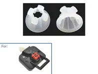 Inserts en caoutchouc pour la serrure du couvercle arrière. Porsche 924 / 944 / 968 - 5947, 94453805604, 94453895501, 94453895601