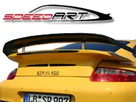 Aileron arrière/aérofoil avec dessus en carbone SpeedART BTR-XL. Porsche 997 Turbo