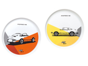 Porsche RS 2.7 Collection, Plates, Set of 2 No. 1, Limited Edition, yellow/orange - WAP0509570J