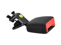 Druckknopf für die Verriegelung des hinteren Sicherheitsgurtschlosses. Porsche 992.1 Carrera / 992 Turbo - 992857754, 992857753