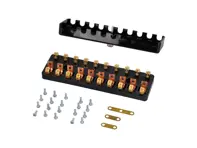 Fuse rack ceramic 10-pole. Porsche 911 1970-73 - 91161208600, 911808-024