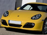 Le pare-choc avant. Boîte de vitesses Porsche Cayman 987C MKII PDK (OE n° 98750519116 / 98750519117)