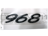 '968' Rear Badge. Porsche 968 - 9445592200370C, 944.559.220.03.70C