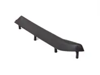 Lèvre en caoutchouc. Porsche 986 Boxster - 98650489400, 98650489300