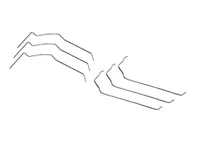 Klemmfedersatz Scheinwerfer. Porsche 911 / 964 - 90163111602, 64463112200