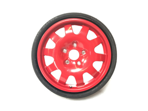 Roue d'urgence avec pneu pliable. Porsche 991 / 981 Boxster / 981C Cayman - 99136202000