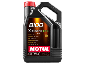 Huile moteur MOTUL 8100 X-CLEAN+ EFE 0W-30 5 litres - 111678