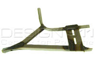 Strebe für den vorderen Kotflügel. Porsche 356 - 356A - P130L, P130R, PP130L, PP130R, 64450109500, 64450109600