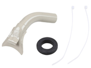 Abtaudüse mit Gummiring und Schelle, HINTEN. Porsche 911/912 (1965-68) - 90157204122, 90157204222, 99970204050, 99951300340, 99951300240 - 1628000550, 1628000560