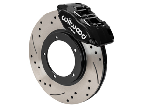 Kit étrier et rotor de frein avant Powerlite avec disques ventilés, percés et fendus. Porsche 911 1969-73 Wilwood - 477405083D, 477405083A, 91135104120, 90135104116, 91135190700, 91135190800, 90135197510, 90135197610, 91135193500, 91135193600 - 140-16946-D, 140-16946-DR, 140-16946-DY