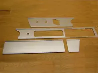 Dashboard Aluminum trim frame set. Porsche 911 1969-73 RHD - 90155201400