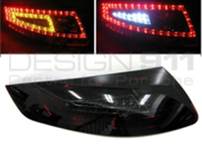 Blinker hinten, getönt/rot mit LED-Birnen für Porsche 997