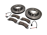 Vorderradbremsbeläge und Bremsscheibenpaket Porsche 991 S 3.8L - 99135240301, 99135240401, 99135140302, 99735140402