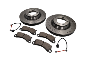 Pack Plaquettes et Disques de Frein AVANT Porsche 991 S 3.8L - 99135240301, 99135240401, 99135140302, 99735140402