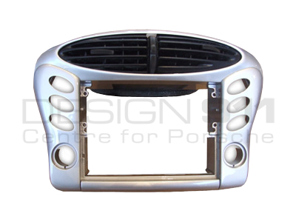 Centre Air Vents Arctic Silver. Porsche Boxster 986 - 911680CV986