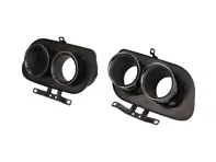 DesignTek Auspuffendrohre doppelt rundes Design, verchromt für Porsche 997.2 - 992251187Q, 992251187AJ, 992251187AA, 992251188Q, 992251188AJ, 992251188AA, 992251187M, 992251187BA, 992251188M, 992251188BA, 992251188R, 992251187C, 992251187AS, 992251187AE, 992251188C, 992251188AS, 992251188AE, 992251187J, 992251187AT, 992251187AF, 992251188J, 992251188AT, 992251188AF