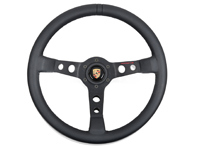Porsche Classic performance steering wheel, black stitching. Porsche 911 / 914 / 924 / 928 / 944 / 968 / 964 / 993 / 996 / 986 Boxster - PCG34708410, PCG34790100