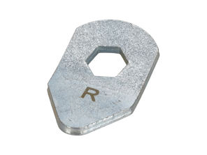 Boccola di guida/segmento di bloccaggio per cavo del freno a mano. Auto Porsche 356 con guida a destra (RHD) - 64424232 - 23242446