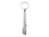 Portachiavi Porsche con scritta Cayenne, argento. - WAP0500370SCYE