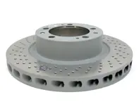 Disque de frein avant monobloc percé, 322 x 32 mm. Porsche 964 RS / TURBO 3,3 L / TURBO-LOOK - 96535104300, 96535104400 - PFL39653, PFR39654