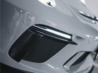 Carbon fibre air blade front bumper trim Porsche 991.2 GT3 - 99150576780, 99150576880 - SA003