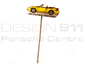 Stick Pin 'Porsche 911 Carrera Cabriolet' Amarillo