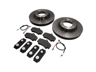 ANTERIORE Pacchetto pastiglie freno e disco freno Porsche 997 3.8L C4S