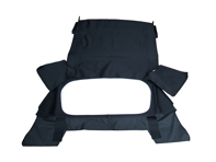 Capote Cabriolet - Sezione anteriore e finestra completa. Porsche 911/964 - 9110541004, 9110541005, 9110541007, 911054100, 9110541006