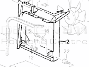 Kühler-Klimakondensatorrahmen. Porsche 964 1989-94 - 96457324101 - 96457324101
