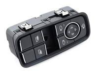 Door panel mirror and window switch. Porsche 991.1 / 991.2 / Boxster / Cayman - 99161315502DML, 99161315500DML, 99161315501DML, 99161315502, 99161315500, 99161315501