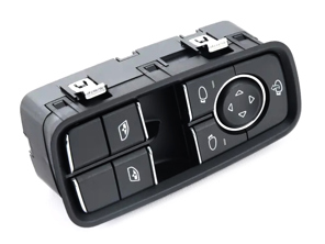 Miroir de panneau de porte et interrupteur de fenêtre. Porsche 991.1 / 991.2 / Boxster / Cayman - 99161315502DML, 99161315500DML, 99161315501DML, 99161315502, 99161315500, 99161315501