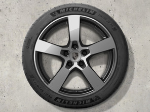 Jantes alliage 20" Panamera Design et pneus été Porsche d'origine - 976044660D