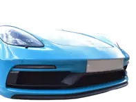 Pare-chocs avant et calandre arrière 1/4 en acier inoxydable ZunSport. Porsche 718 Boxster / Cayman GTS 4.0L - ZPR101820, ZPR101820B