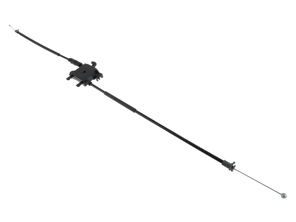 Câble Bowden de verrouillage du couvercle avant. Porsche Macan 2014>> - 95B823536, 95B823536A