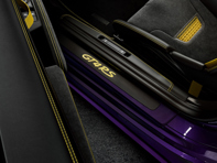 Side sills trims Carbon Fibre, Illuminated. Porsche 982 Cayman GT4 RS - 98104480038