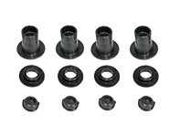 Seat headrest runners trim guides, Black. Porsche 911 / 912 - 90152119300, 00391125109, 90152119301