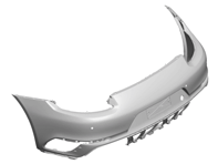 Rear bumper cars with park assist Porsche 991.2 Turbo - 99150592301