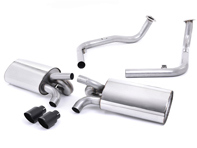 Milltek Sportuitlaatdemper / Cat Back Niet-resonerend (harder) Porsche 987 Gen2 Boxster S / Cayman S 2009-2013