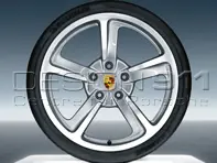 20' 991 C4 / C4S Sport Techno Alloy Wheels & Tyres Original Porsche - 99104460280, 99104460279