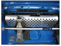 Couvercle de l'assemblage du moteur du ventilateur Rennline. Voitures Porsche 911/912/930 RHD